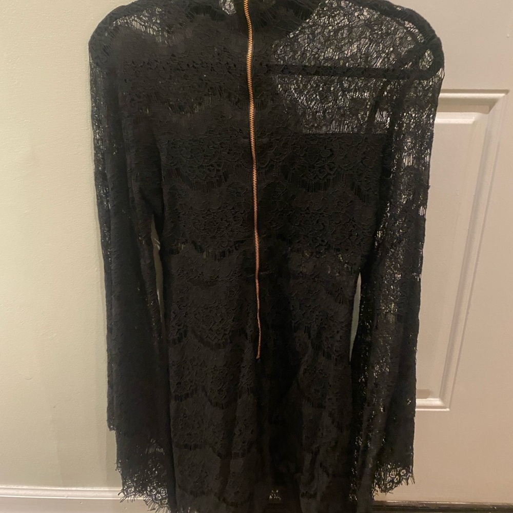 Goth Bell Sleeve Dress